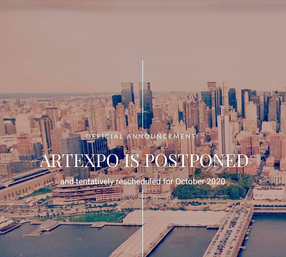 ARTEXPO NEW YORK 2020 postponed