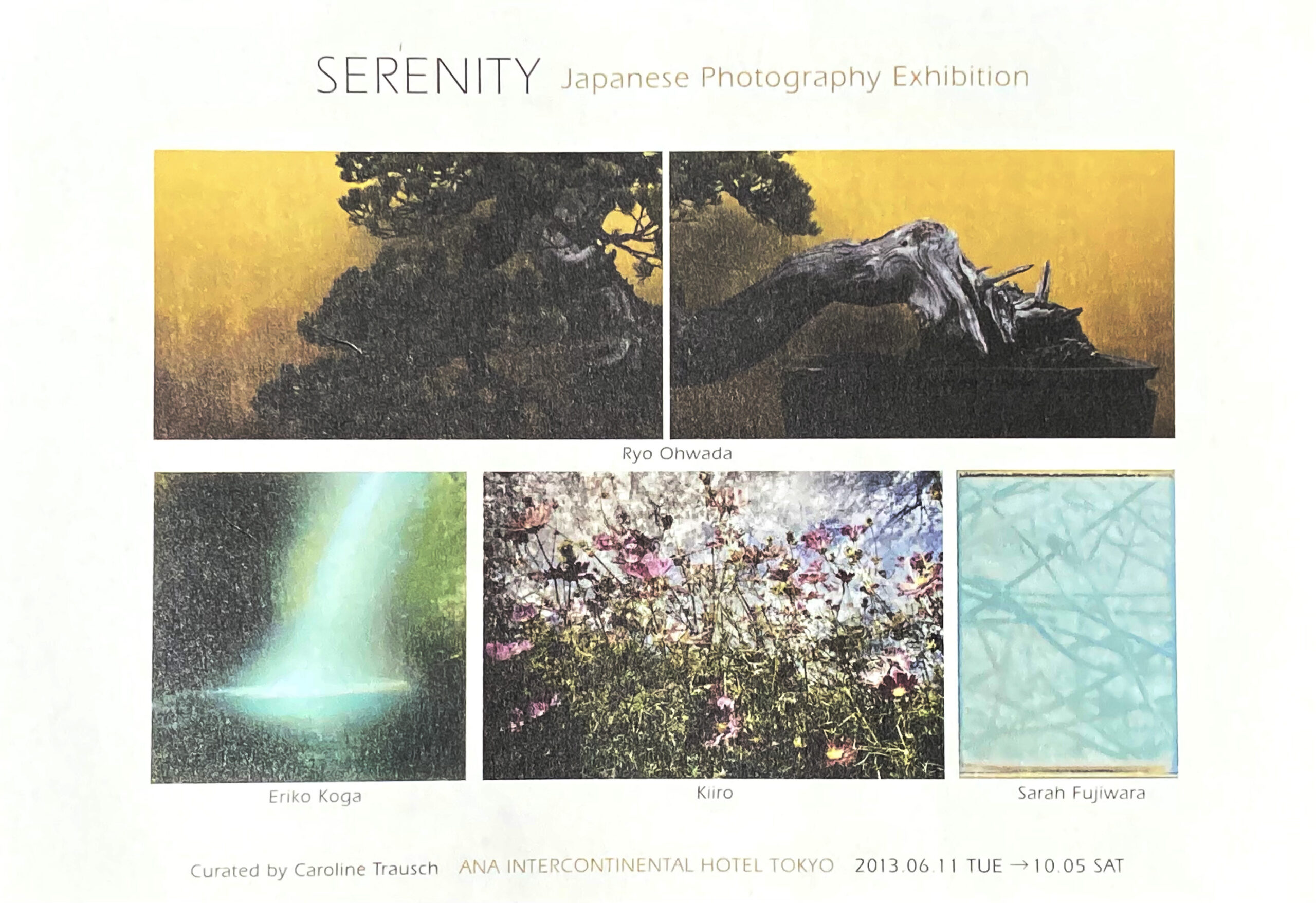 SERENITY Japanese Photography Exhibition, ANA INTER CONTINENTAL TOKYO Japan, June 11 – Oct. 05, 2013, group show