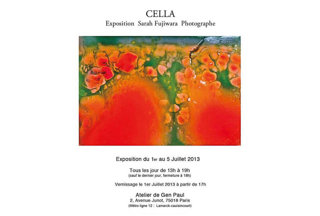 CELLA, Atelier de Gen Paul, Paris, France, July 1-5, 2013, solo show