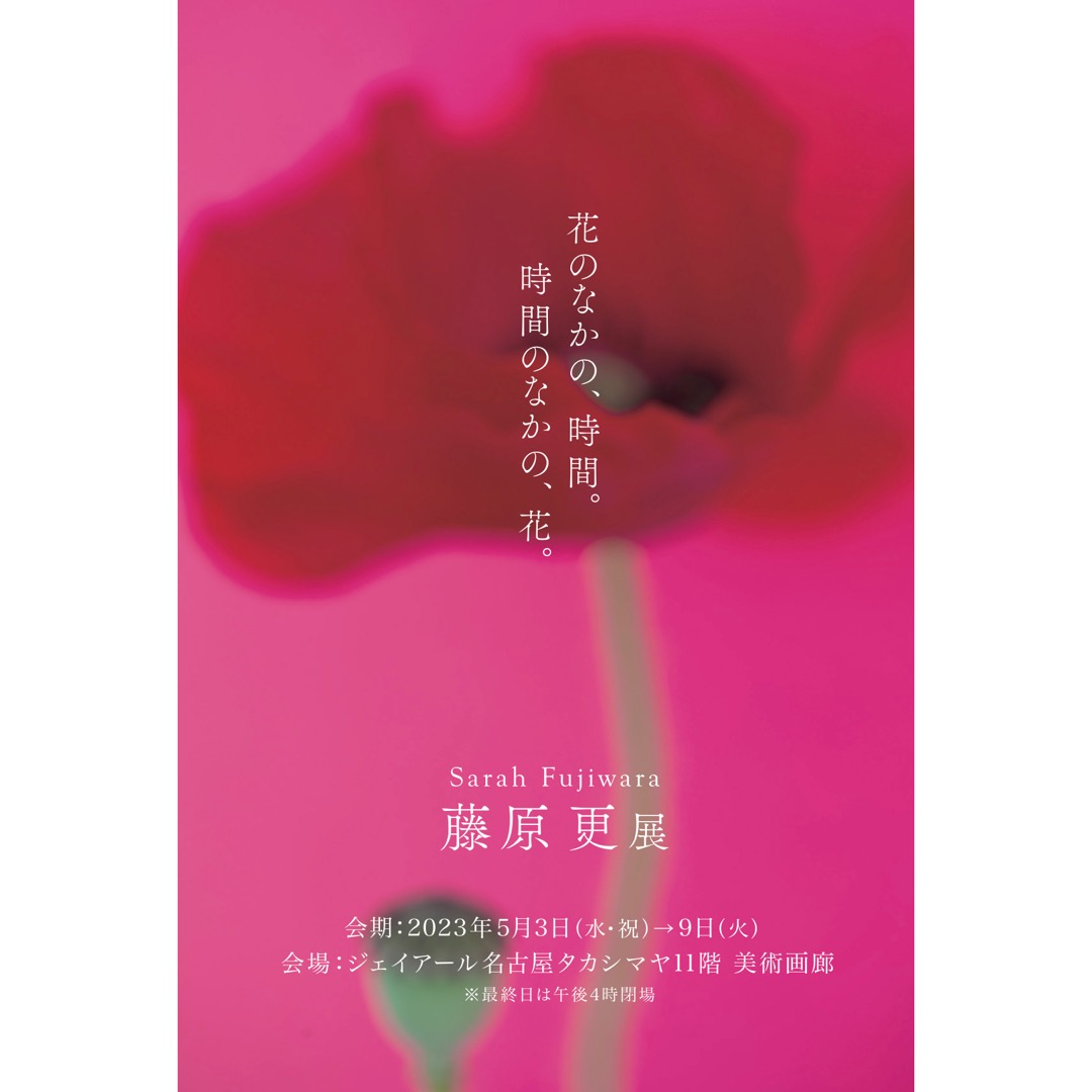 Art book “Melting Petals” launch exhibition ・JR Nagoya TAKASHIMAYA